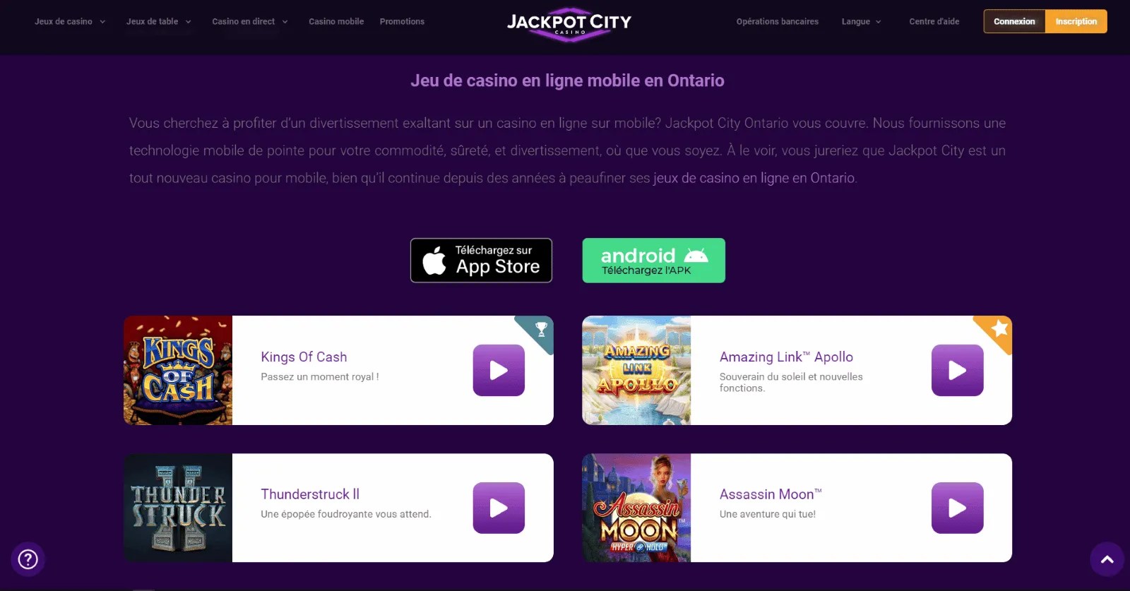 jackpot city