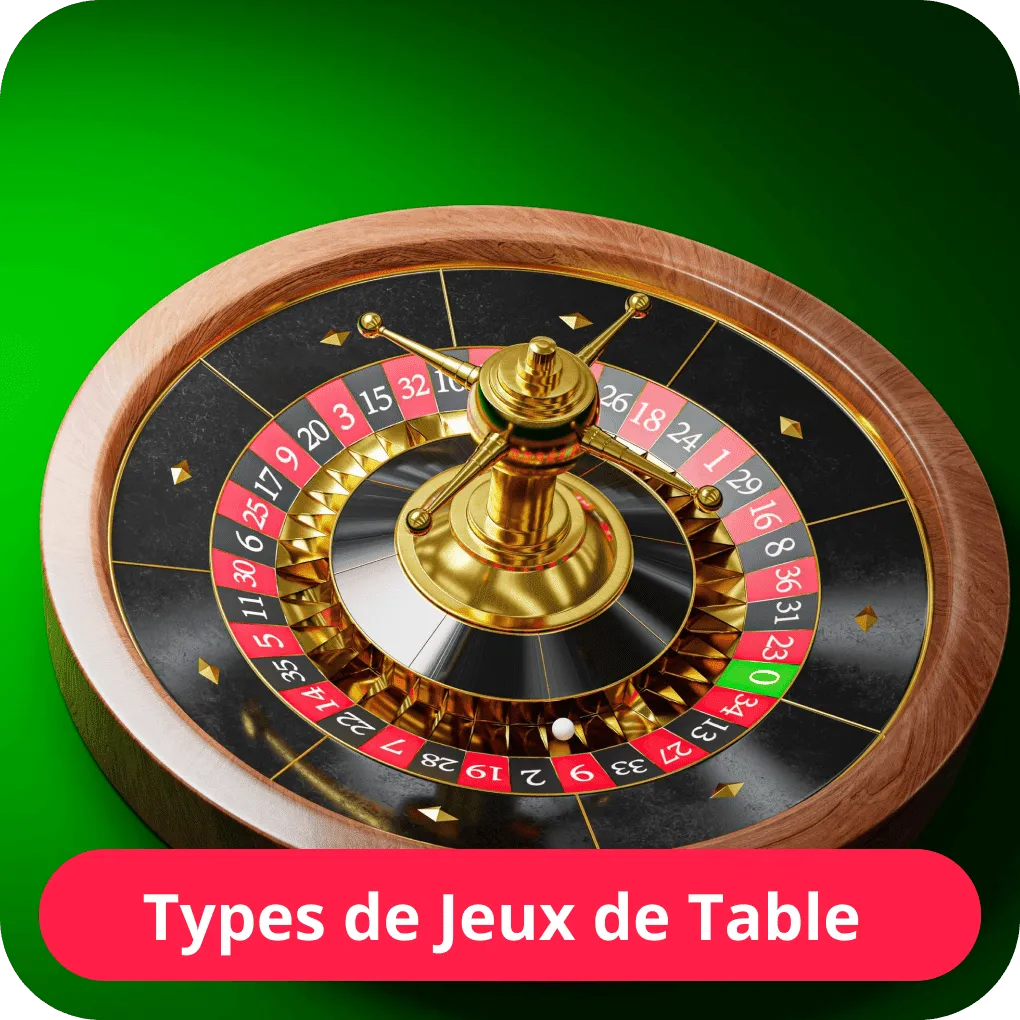 Types de Jeux de Table 