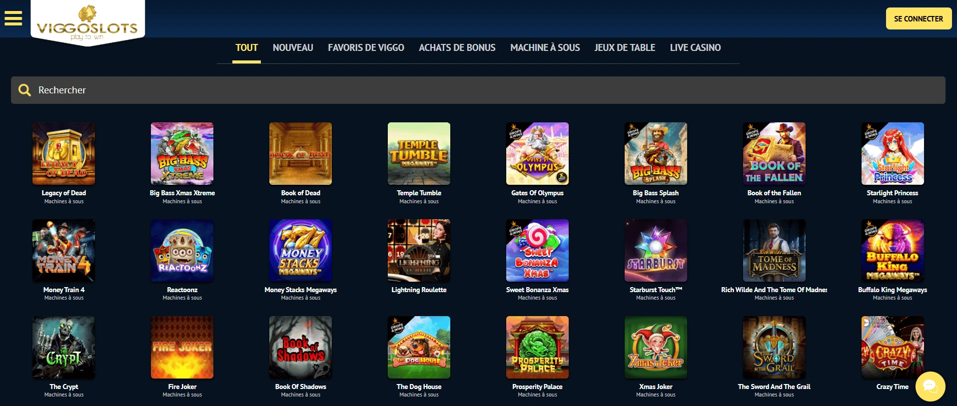 Les meilleurs jeux dans casino en ligne le plus payant